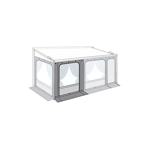 Panel V (Extension 190 cm) - Fiamma panels and enclosures for caravans and motorhomes, designed to create shaded, sheltered outdoor living spaces - My Fiamma