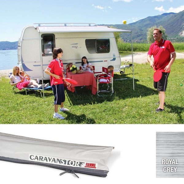 CaravanStore / XL 280 Rail Installation Awning - Fiamma rail-mounted awnings offering flexible installation on vans with factory or aftermarket fit rails - My Fiamma