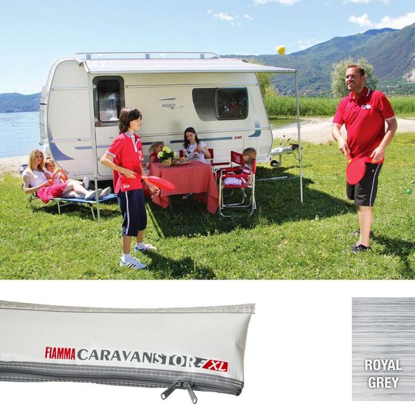 CaravanStore / XL 500** Rail Installation Awning - Fiamma rail-mounted awnings offering flexible installation on vans with factory or aftermarket fit rails - My Fiamma