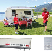 CaravanStore / XL 550** Rail Installation Awning - Fiamma rail-mounted awnings offering flexible installation on vans with factory or aftermarket fit rails - My Fiamma