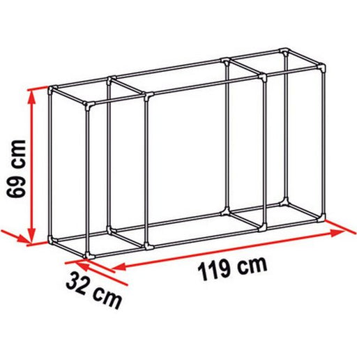 Kit Frame Cargo Back (mounting frame for Cargo Back, 119×69×32cm, 1.2kg) - Fiamma rear storage boxes designed to provide additional secure luggage capacity for motorhomes and campervans - My Fiamma