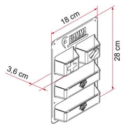 Pocket Kassett (cassette door storage organiser for sachets & materials, 0.2kg) - Fiamma toilet and hygiene products for caravans offering clean, practical sanitation solutions on the road - My Fiamma