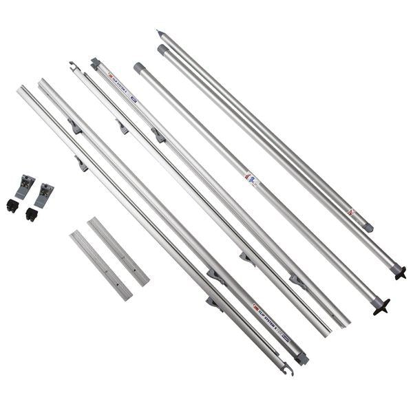 Fiamma Clip System S Ext 250cm (98661-010) - Fiamma wall installation adapters enabling secure awning mounting across different vehicle types - My Fiamma