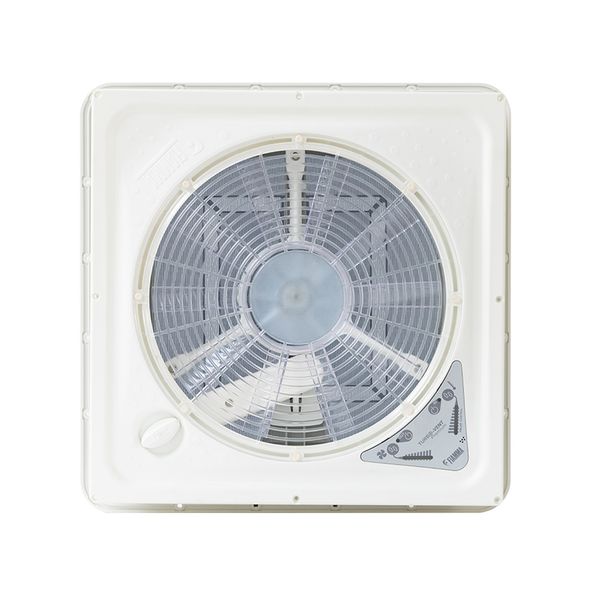 Fiamma Turbo-Vent Premium - 12V Roof Fan 40x40 - Crystal - Variable Speed - Fiamma rooflights for caravans and motorhomes delivering natural light, ventilation and weatherproof roof openings - My Fiamma
