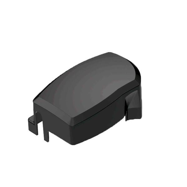 Fiamma Left Hand Outer End Cap for F43 Awning Black (98673H039) - Fiamma wall installation adapters enabling secure awning mounting across different vehicle types - My Fiamma