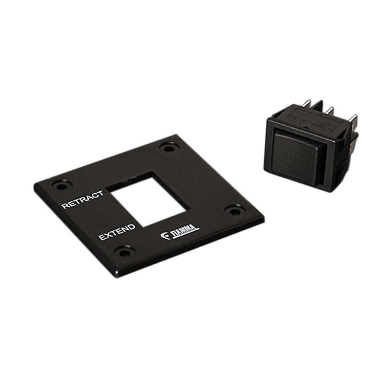 Fiamma Motor Kit Wall Switch All Types (98655-950) - Fiamma wall installation adapters enabling secure awning mounting across different vehicle types - My Fiamma