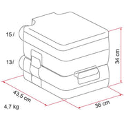 Fiamma Bi-Pot 34 (01354-01) - Fiamma wall installation adapters enabling secure awning mounting across different vehicle types - My Fiamma