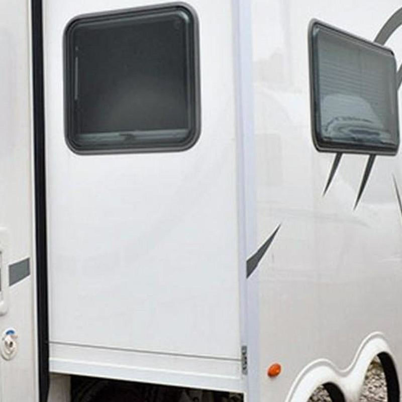 Fiamma Motorhome Slide Out 280 Awning Polar White Case Royal Grey Fabric - Fiamma wall installation adapters enabling secure awning mounting across different vehicle types - My Fiamma