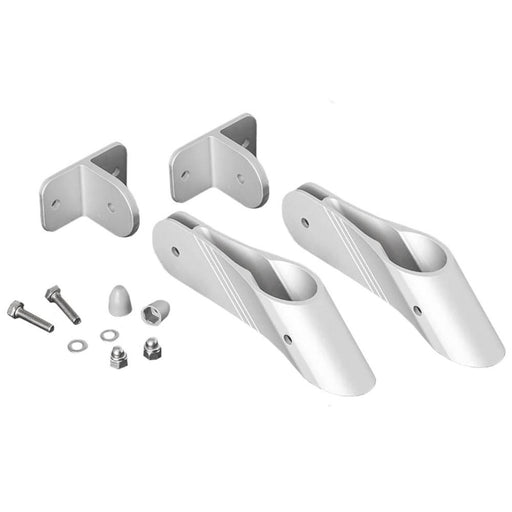 Fiamma 200DJ Rail Brackets Pair (98658-078) - Fiamma wall installation adapters enabling secure awning mounting across different vehicle types - My Fiamma
