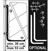 Fiamma Wall Kit Box (98654-005) - Fiamma wall installation adapters enabling secure awning mounting across different vehicle types - My Fiamma