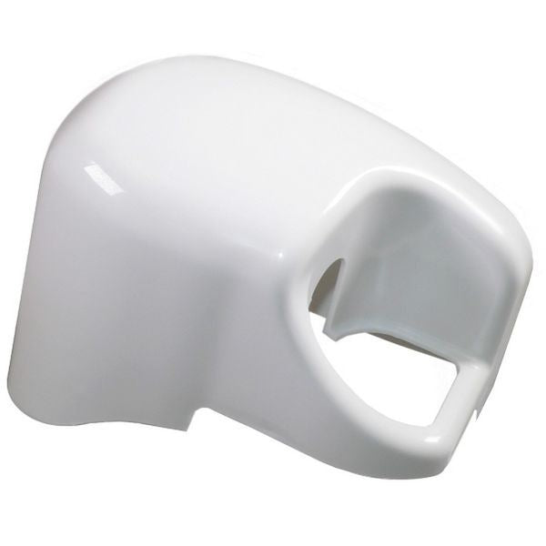 Fiamma F45iL Right Hand Outer End Cap White (04381-01A) - Fiamma wall installation adapters enabling secure awning mounting across different vehicle types - My Fiamma