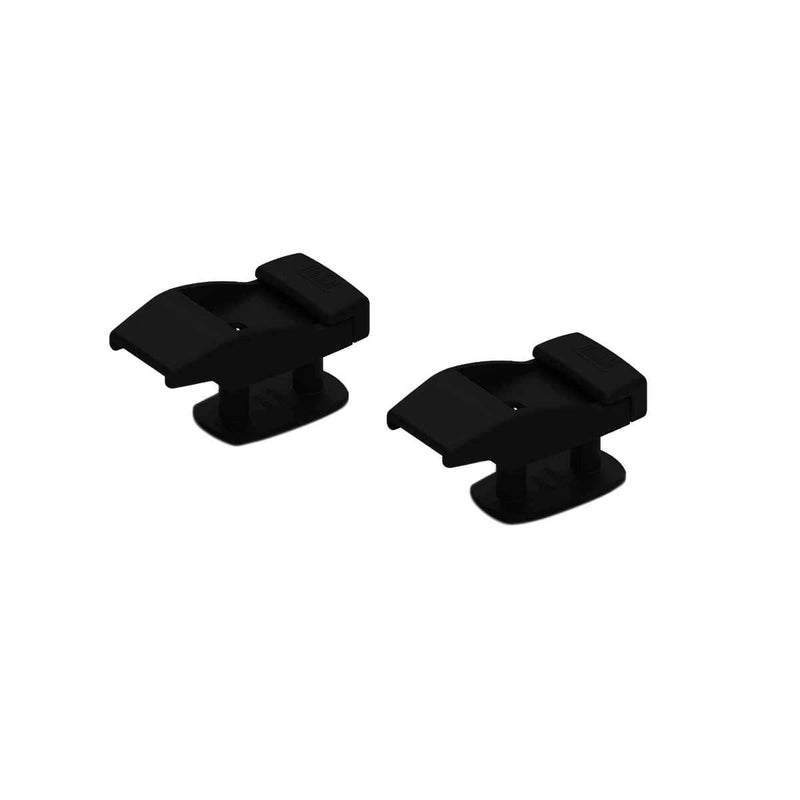 Fiamma F45 / F80S Leg Brackets Deep Black (98655H176) - Fiamma wall installation adapters enabling secure awning mounting across different vehicle types - My Fiamma