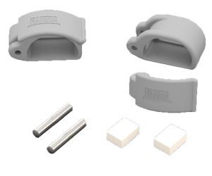 Caravanstore Leg Clamp Kit 04/05/06 98655-171 - Fiamma wall installation adapters enabling secure awning mounting across different vehicle types - My Fiamma
