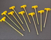 Fiamma Privacy Room Peg Kit (10) 98655-349 - Fiamma wall installation adapters enabling secure awning mounting across different vehicle types - My Fiamma