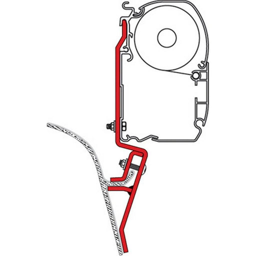 Fiamma Kit for VW T3 (98655-035) - Fiamma wall installation adapters enabling secure awning mounting across different vehicle types - My Fiamma