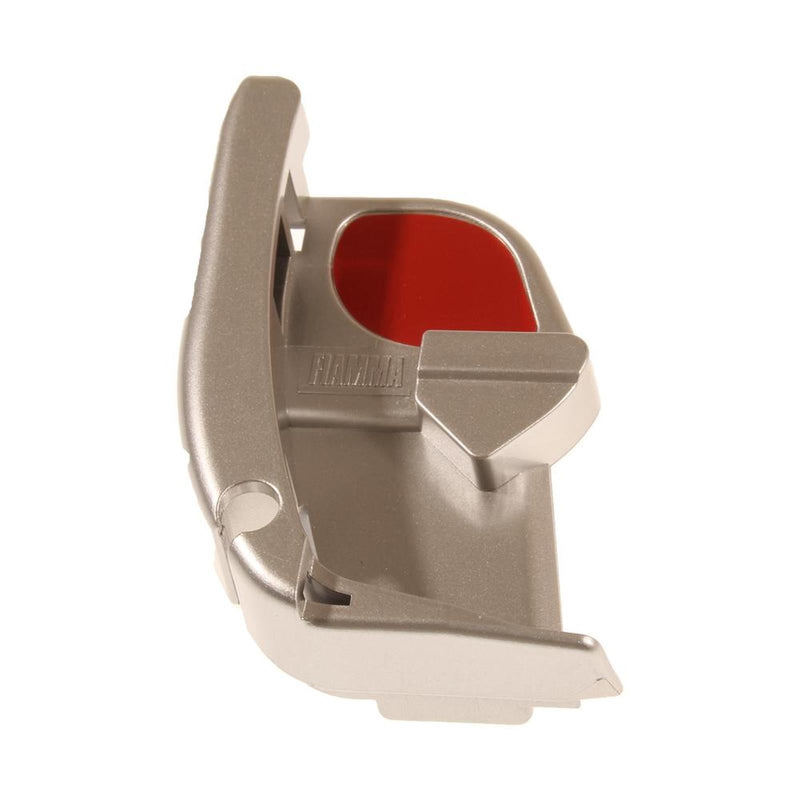 Fiamma F45L Right Hand Pelmet Cap Titanium (98655T582) - Fiamma wall installation adapters enabling secure awning mounting across different vehicle types - My Fiamma
