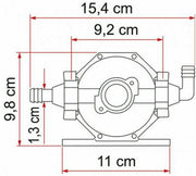 Fiamma A20 Water Pump Universal Expansion Tank Caravan Motorhome - Fiamma wall installation adapters enabling secure awning mounting across different vehicle types - My Fiamma