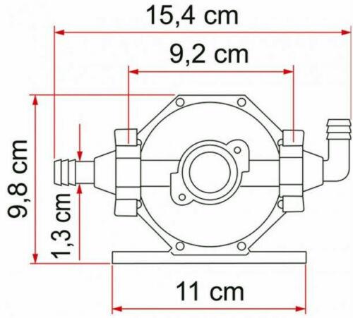 Fiamma A20 Water Pump Universal Expansion Tank Caravan Motorhome - Fiamma wall installation adapters enabling secure awning mounting across different vehicle types - My Fiamma