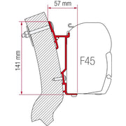 Fiamma Adapter Wingamm Oasi 230 (98655-929) - Fiamma wall installation adapters enabling secure awning mounting across different vehicle types - My Fiamma