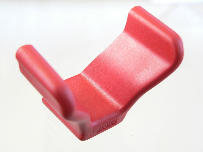 FIAMMA BIKE RACK END CAP IN RED for cycle rack rails end cap V shape 98656-079 - Fiamma wall installation adapters enabling secure awning mounting across different vehicle types - My Fiamma