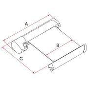 Fiamma F65eagle Ducato 399 Awning - Polar White (08540H01R) 12V Auto Winch Roof Mounted - Fiamma wall installation adapters enabling secure awning mounting across different vehicle types - My Fiamma