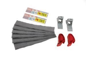 Fiamma Privacy Fast Clip Kit 98655-901 - Fiamma wall installation adapters enabling secure awning mounting across different vehicle types - My Fiamma
