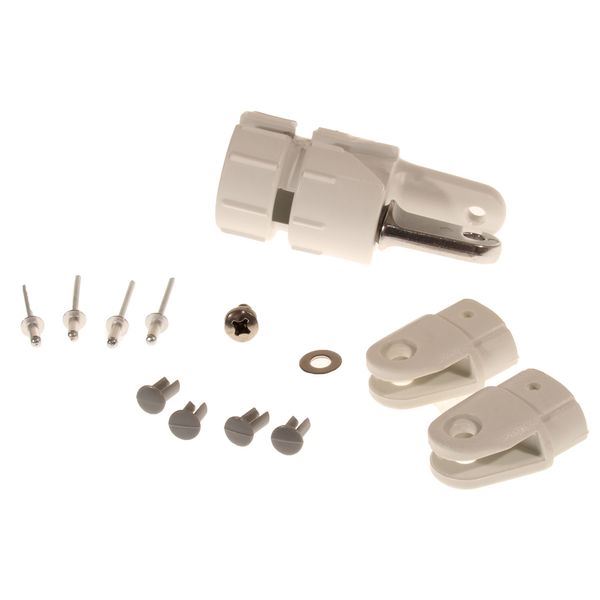 Fiamma CaravanStore / F35pro Right Hand Knuckle Kit (03570-01A) - Fiamma wall installation adapters enabling secure awning mounting across different vehicle types - My Fiamma