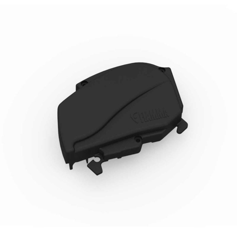 Fiamma Right Hand Outer End Cap for F80L Awning Black (98673H256) - Fiamma wall installation adapters enabling secure awning mounting across different vehicle types - My Fiamma