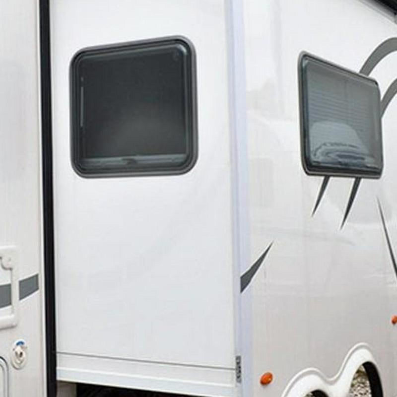 Fiamma Deep Black Slide Out 200 Grey Fabric (07158B01R) - Fiamma wall installation adapters enabling secure awning mounting across different vehicle types - My Fiamma