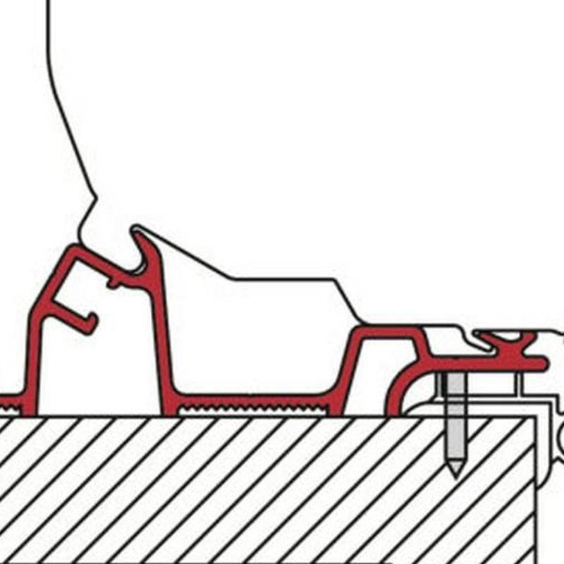 Fiamma Kit for Hobby 2009 (98655-921) - Fiamma wall installation adapters enabling secure awning mounting across different vehicle types - My Fiamma