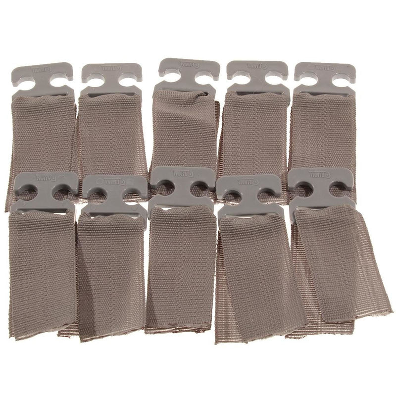 Fiamma Nylon Anchor Plate Kit 10 Pcs (98655-348) - Fiamma wall installation adapters enabling secure awning mounting across different vehicle types - My Fiamma