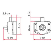 Fiamma Guardian Transit Before 2006 (05388-03-) - Fiamma wall installation adapters enabling secure awning mounting across different vehicle types - My Fiamma