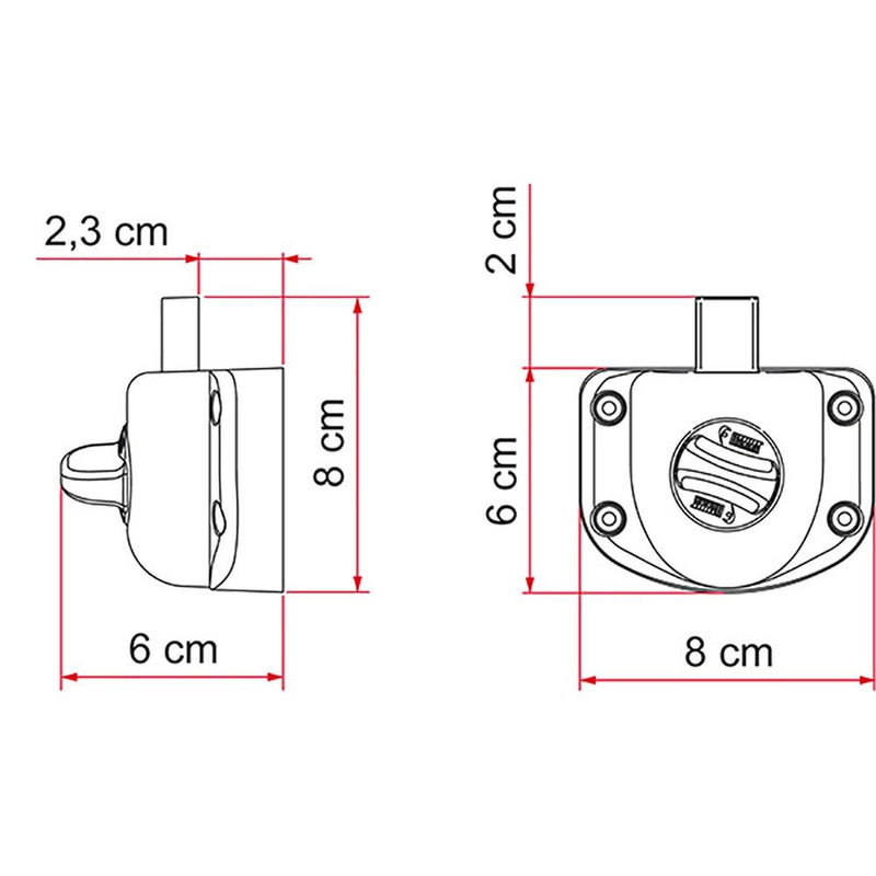 Fiamma Guardian Transit Before 2006 (05388-03-) - Fiamma wall installation adapters enabling secure awning mounting across different vehicle types - My Fiamma