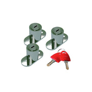Fiamma Safe-Door Lock & Key Set (3 Pack) - Fiamma wall installation adapters enabling secure awning mounting across different vehicle types - My Fiamma