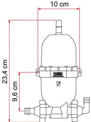 Fiamma A20 Water Pump Universal Expansion Tank Caravan Motorhome - Fiamma wall installation adapters enabling secure awning mounting across different vehicle types - My Fiamma