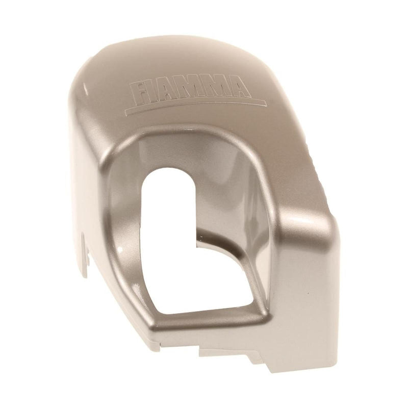 Fiamma F45TiL Right Hand Outer End Cap Titanium (98655-436) - Fiamma wall installation adapters enabling secure awning mounting across different vehicle types - My Fiamma