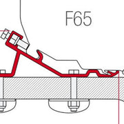 Fiamma Adapter Bracket Kit for Standard F65 Eagle 400 (98655-969) - Fiamma wall installation adapters enabling secure awning mounting across different vehicle types - My Fiamma