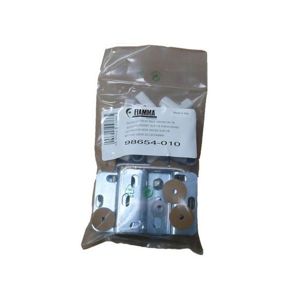 Fiamma Installation Box Kit 180/360 On Carry Bike 98654-010 - Fiamma wall installation adapters enabling secure awning mounting across different vehicle types - My Fiamma