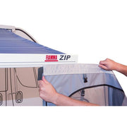 Fiamma Polar White Zip Top 450 Royal Blue Fabric (06531A01Q) - Fiamma wall installation adapters enabling secure awning mounting across different vehicle types - My Fiamma
