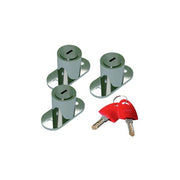 Fiamma Safe-Door Lock & Key Set (3 Pack) - Fiamma wall installation adapters enabling secure awning mounting across different vehicle types - My Fiamma