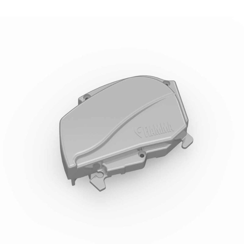 Fiamma Right Hand Outer End Cap for F80L Awning Titanium (98673T256) - Fiamma wall installation adapters enabling secure awning mounting across different vehicle types - My Fiamma