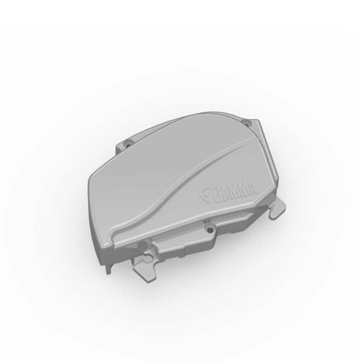 Fiamma Right Hand Outer End Cap for F80L Awning Titanium (98673T256) - Fiamma wall installation adapters enabling secure awning mounting across different vehicle types - My Fiamma