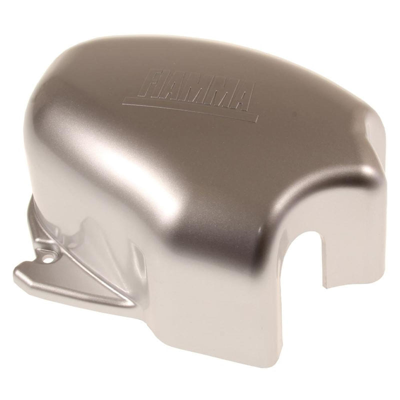 Fiamma F65 Left Hand End Cap Titanium (98655-459) - Fiamma wall installation adapters enabling secure awning mounting across different vehicle types - My Fiamma