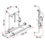 Fiamma Carry-Bike Caravan Hobby (02093A77A) - Fiamma wall installation adapters enabling secure awning mounting across different vehicle types - My Fiamma