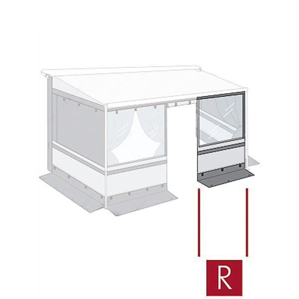 Fiamma Front Panel Light 130 08766F01- - Fiamma wall installation adapters enabling secure awning mounting across different vehicle types - My Fiamma