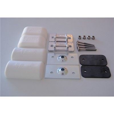 Fiamma Carry Bike Top Fitting Kit Pro Pro C CL UL Cycle Bicycle Rack Carrier - Fiamma wall installation adapters enabling secure awning mounting across different vehicle types - My Fiamma