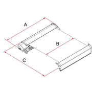 Fiamma F80S Polar White 29M Royal Blue 07830A01Q - Fiamma wall installation adapters enabling secure awning mounting across different vehicle types - My Fiamma