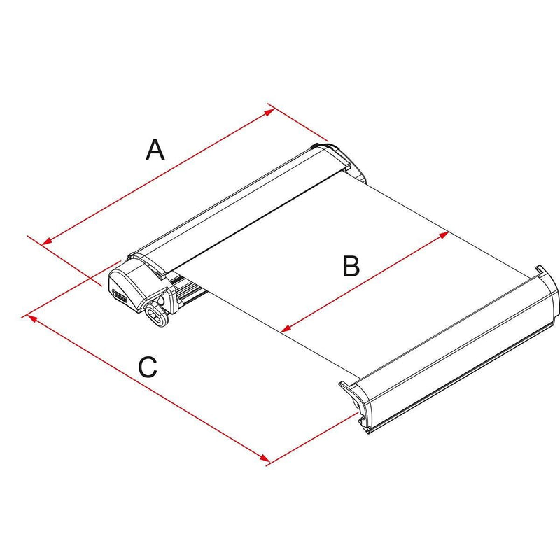 Fiamma F80S Polar White 29M Royal Blue 07830A01Q - Fiamma wall installation adapters enabling secure awning mounting across different vehicle types - My Fiamma