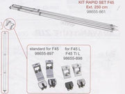 Fiamma Fixing Kit For Rapid Clip System F45 Awning 98655-897 Spares Replacement - Fiamma wall installation adapters enabling secure awning mounting across different vehicle types - My Fiamma