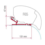 Fiamma F80/F65 Adapter Kit Autocruise 98655-420 - Fiamma wall installation adapters enabling secure awning mounting across different vehicle types - My Fiamma